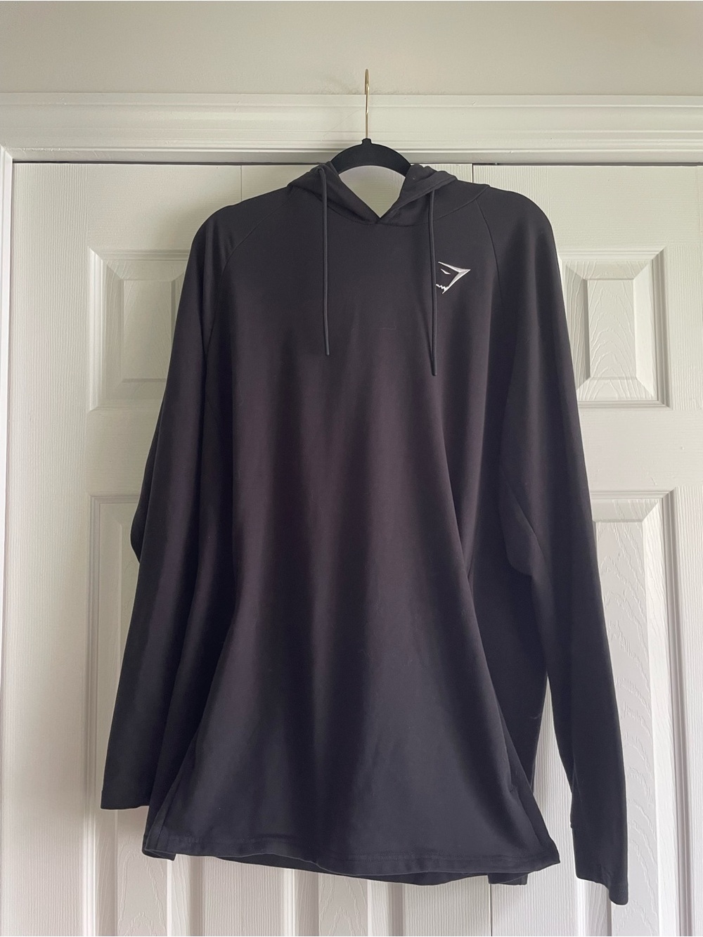 Gymshark Black Hooded Performance Pullover